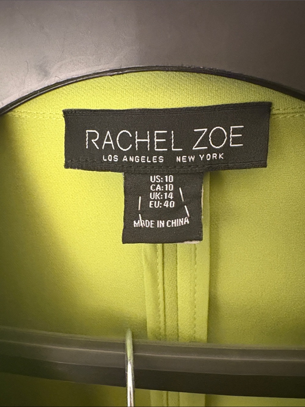 Rachel Zoe Bright Lime Green Tailored Blazer and Trouser Set - Picture 2 of 7